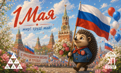 С праздником весны и труда!